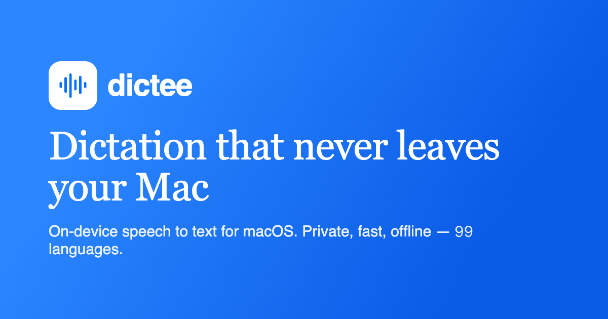 Dictee — 官网预览图